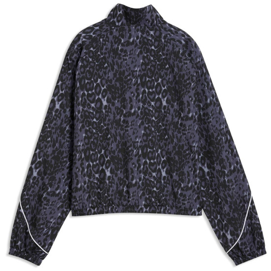 Puma Γυναικεία ζακέτα Sport Relaxed Animal Printed Full-Zip Jacket